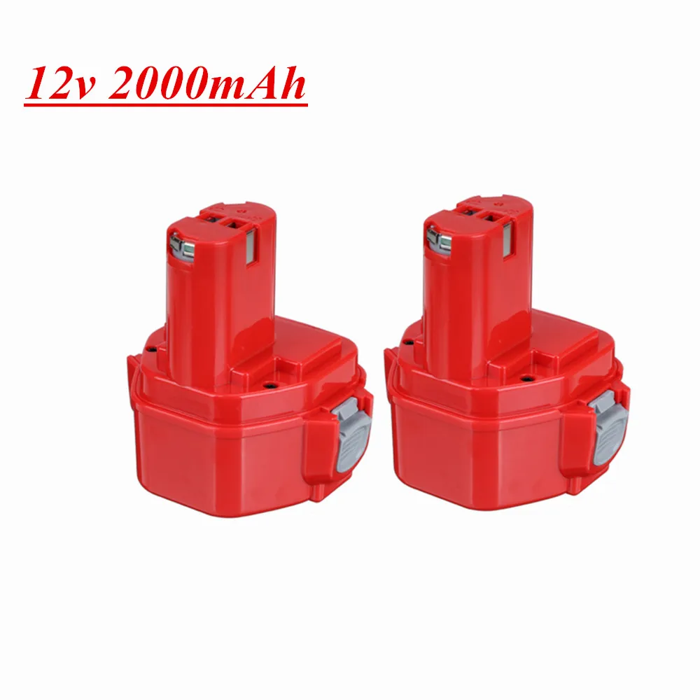 12V 2000mAh For Makita PA12 Battery Ni-CD 1200 1220 1201 1222 1233SA/B1235 192681-5 Cordless Tools Replacement Battery