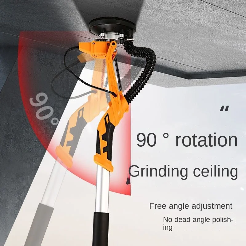 8480 808080 Useful Brushless Wall Mill Rough Planer 1980W 2.2M Rod Self-Priming Dust Removal Grinding Polishing M