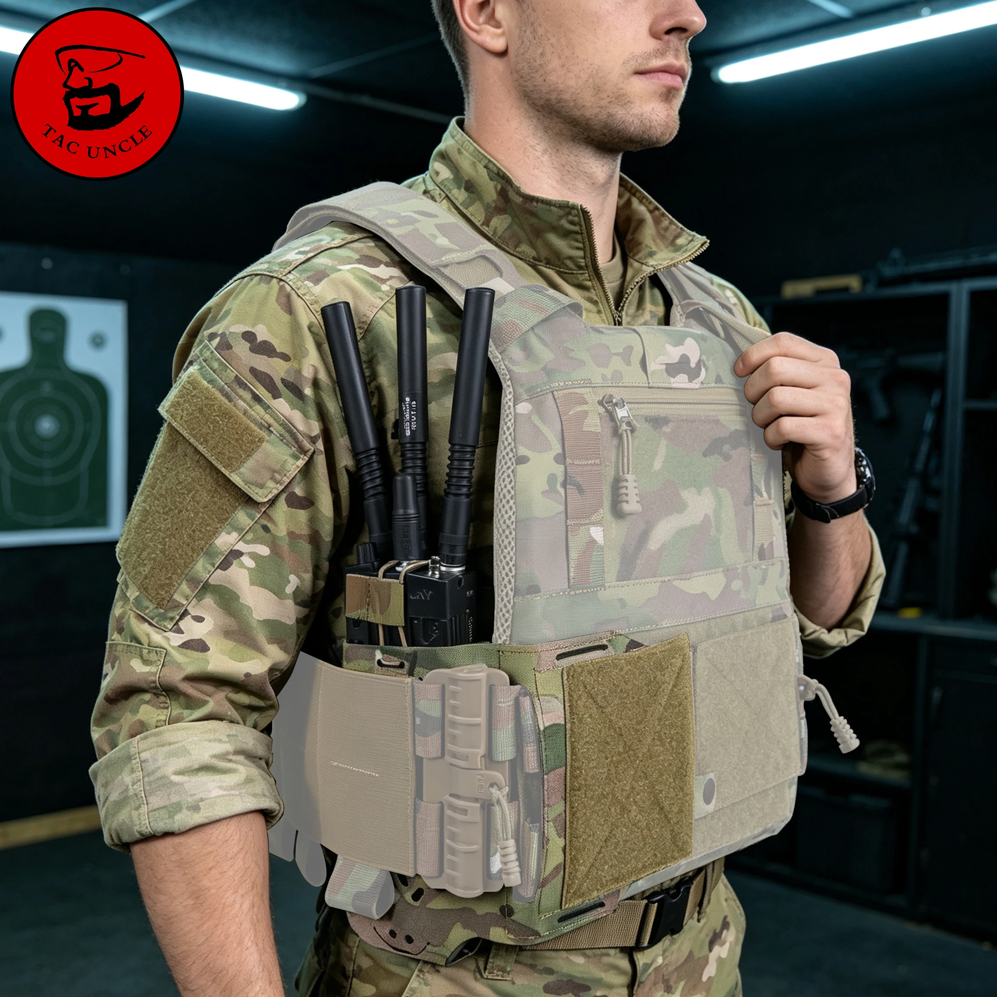 Tactical Expand Radio Pouch Hook&loop Pouch Airsoft Equipment Accessories CS Game Outdoor Sport
