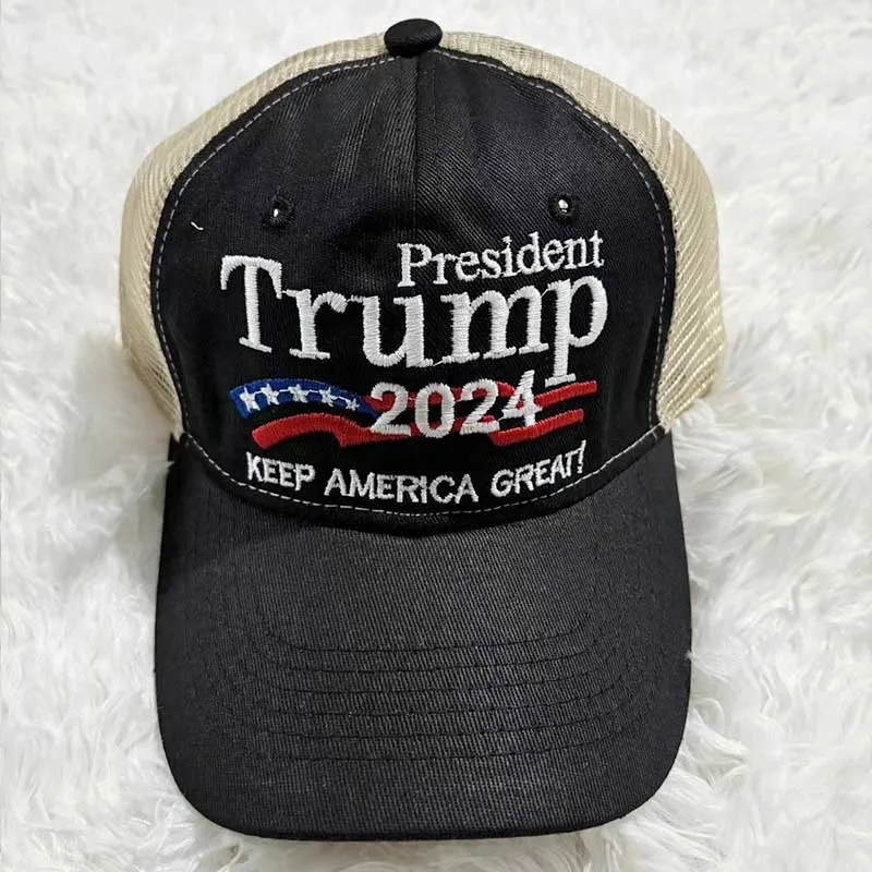 Make America Great Again-Casquette de baseball Donald Trump, chapeau brodé américain, Snapback President, unisexe, 2024