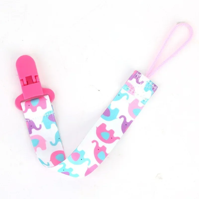 pacifier Double-sided printed Newborn 4pcs/set chain clip pacifier Belt Pacifier holder Infant feeding