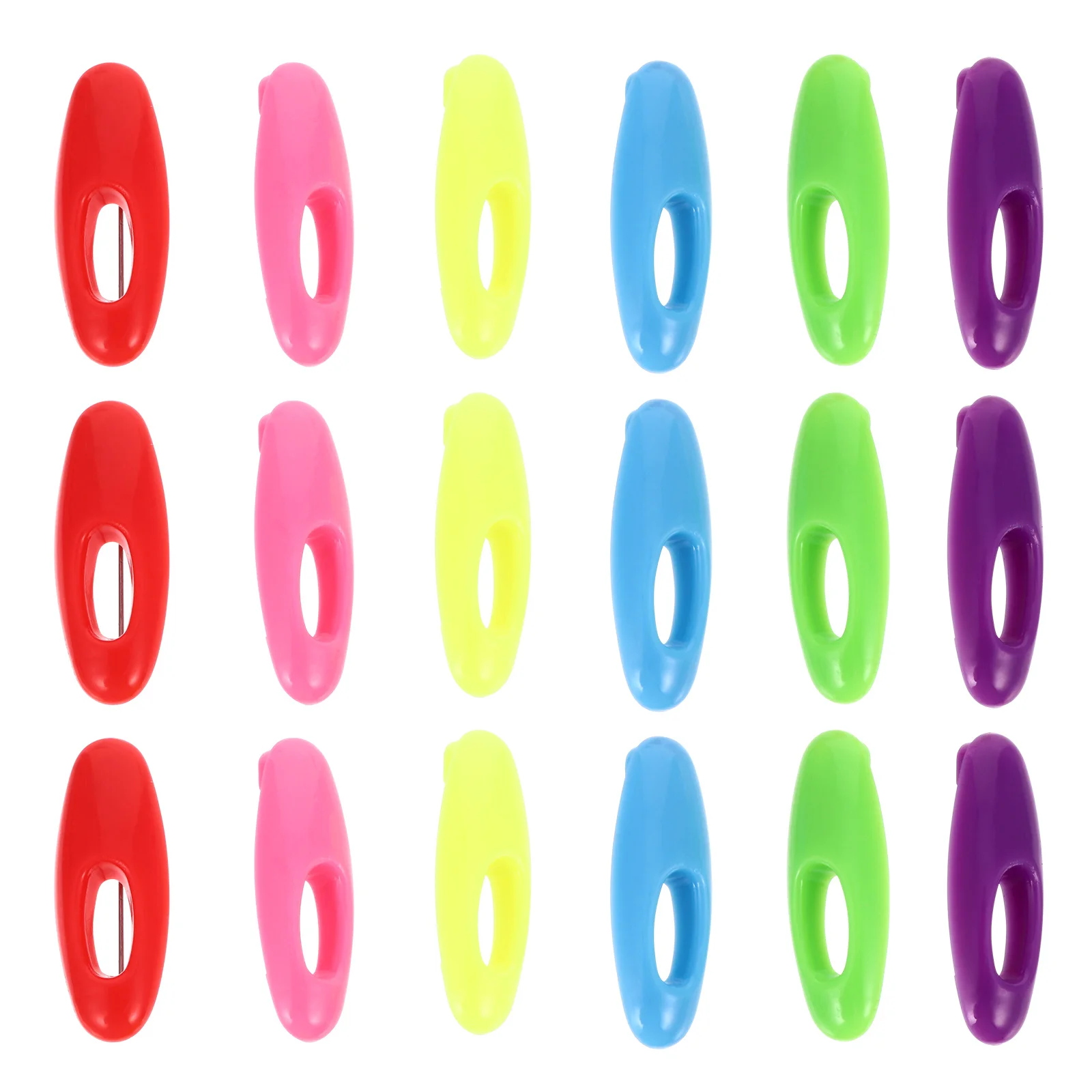 

36Pcs Safety Pins Plastic Colorful Firm Quilting Basting Pins Scarf Buckles Fixing Objects Sewing DIY Crafts Safety Pin