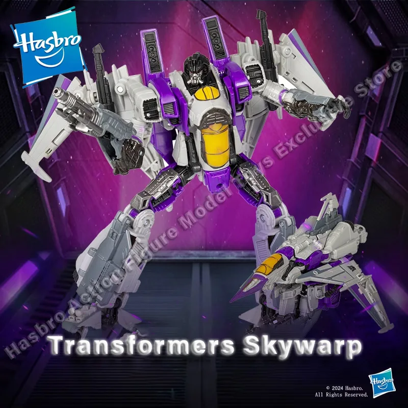 

In Stock Hasbro Transformers Film Version Skywarp Action Figures Model Toy Collectible Movable Robot Model Toys Children's Gift