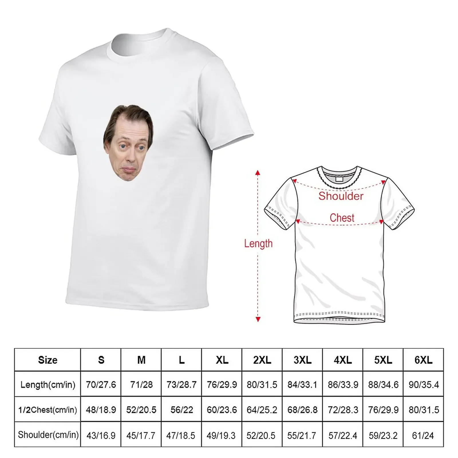 Steve buscemi face T-Shirt kawaii clothes vintage clothes vintage tops mens graphic t-shirts funny