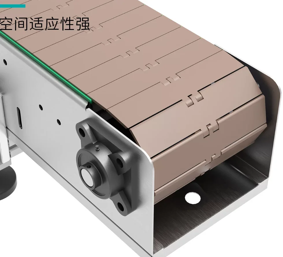 

1Meters 820-k325 Width82.6mm Plastic Chain Plate Flat Top Chain Conveyor Belt