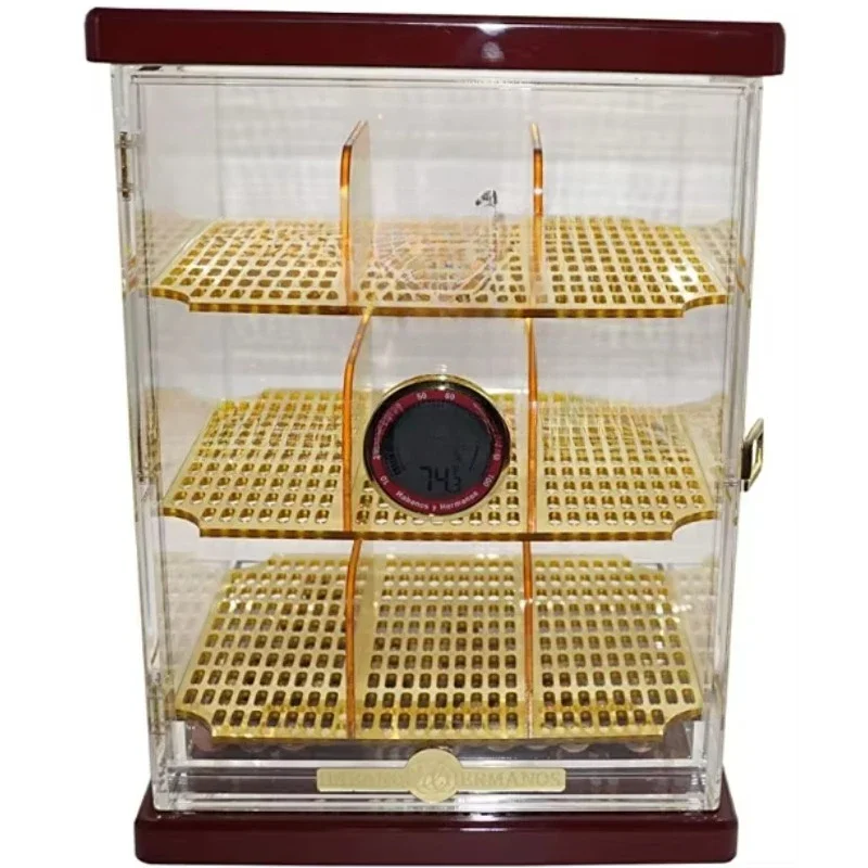 Cigar Humidors  Digital Hygrometer and Cedar Balls Humidification