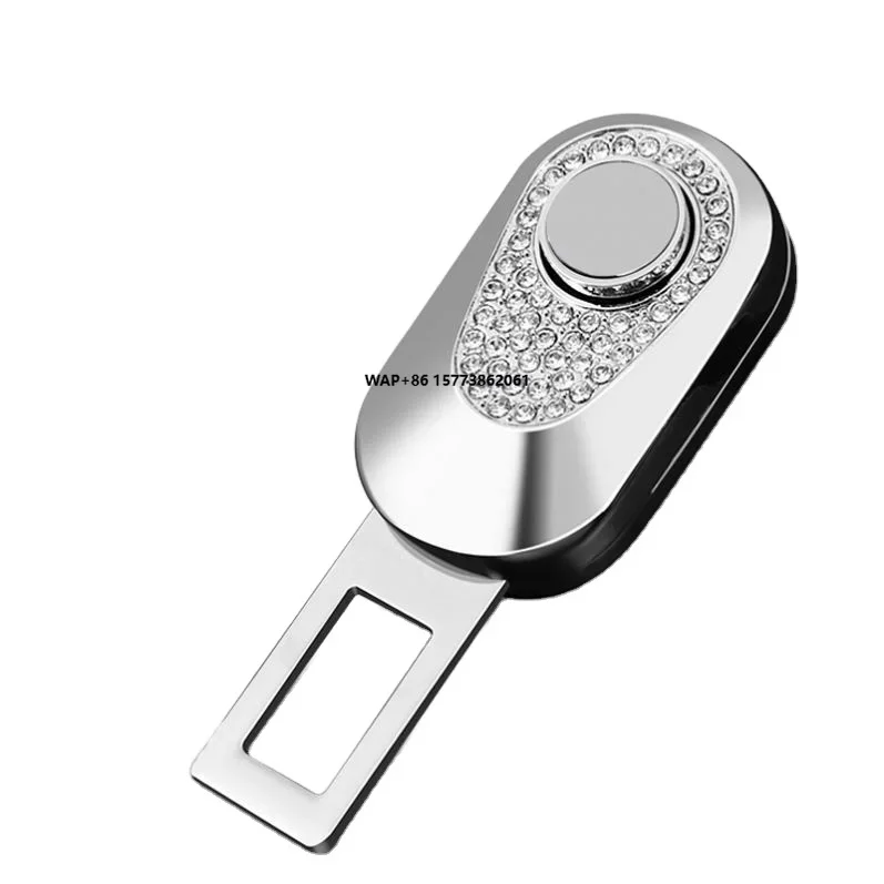 Jewelry Car Safety Extended Buckle Diamond Seat Belt Lock Extender Car Interior Accessories