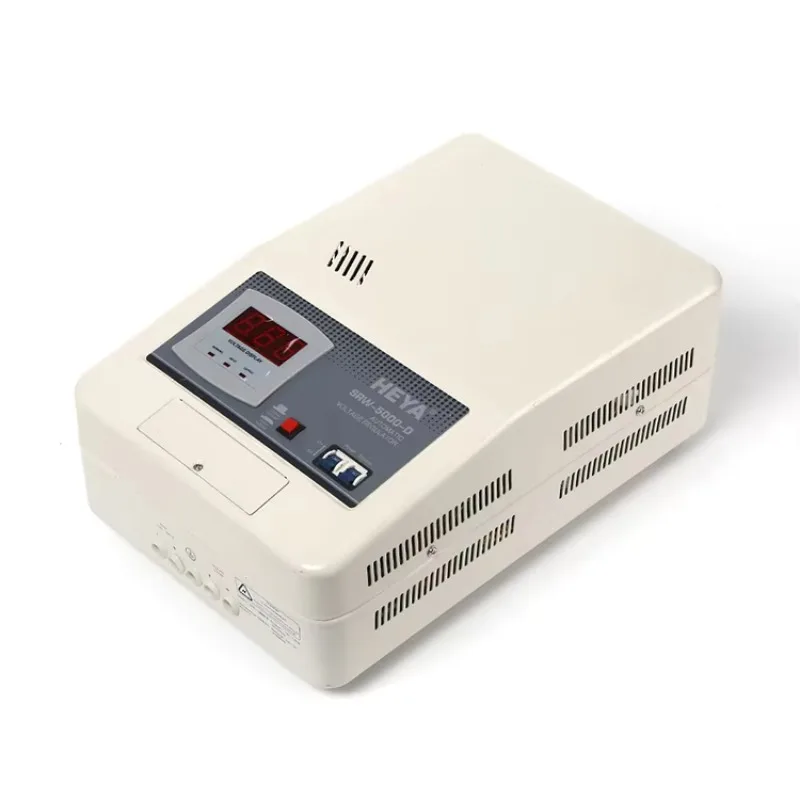 หม้อแปลงไฟฟ้าแบบทอรอยด์ 5KVA เฟสเดียว 220V 50Hz 60Hz พร้อมระบบควบคุมแรงดันไฟฟ้าอัตโนมัติแบบดิจิตอลติดผนัง AVR