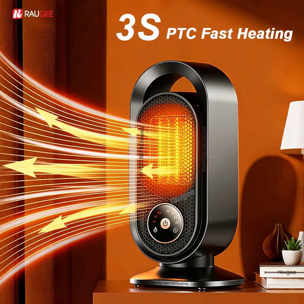 

Hot Air Blower Portable Fan Heater PTC Fast Heating Electric Heater 1000W Winter Small Desktop Heater Warmer Fan for Home Office