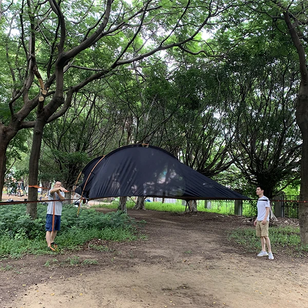 

Высокое качество, роскошные палатки для пешего туризма, кемпинга, 2-3 человека, водонепроницаемая уличная воздушная треугольная палатка-гамак
