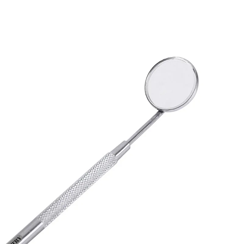 Dental Mouth Mirror with Handle Stainless Steel Oral Reflector Eyelash Extension Applying Tools