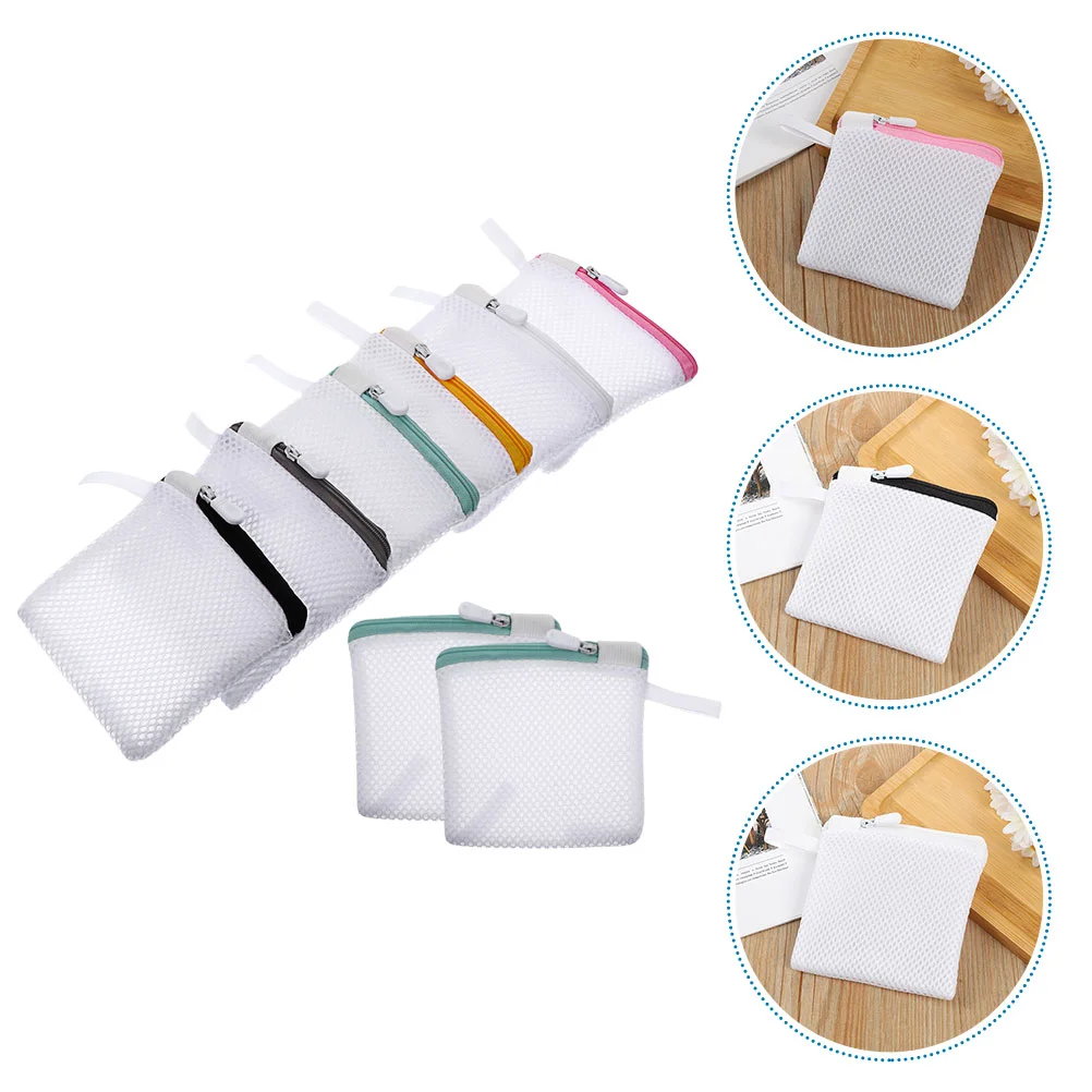 

8 Pcs Undergarment Laundry Bag Mesh Bags for Multicolor Wash Travel Polyester