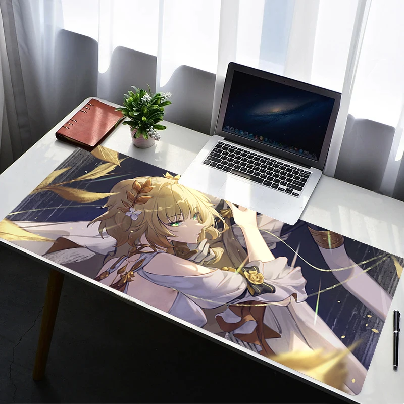

Mouse Pad Computer Gamer PC Accessories HD Honkai Star Rail Aglaea Mousepad Rubber Non Slip Desk Mat Laptop Gamer Keyboard Pad