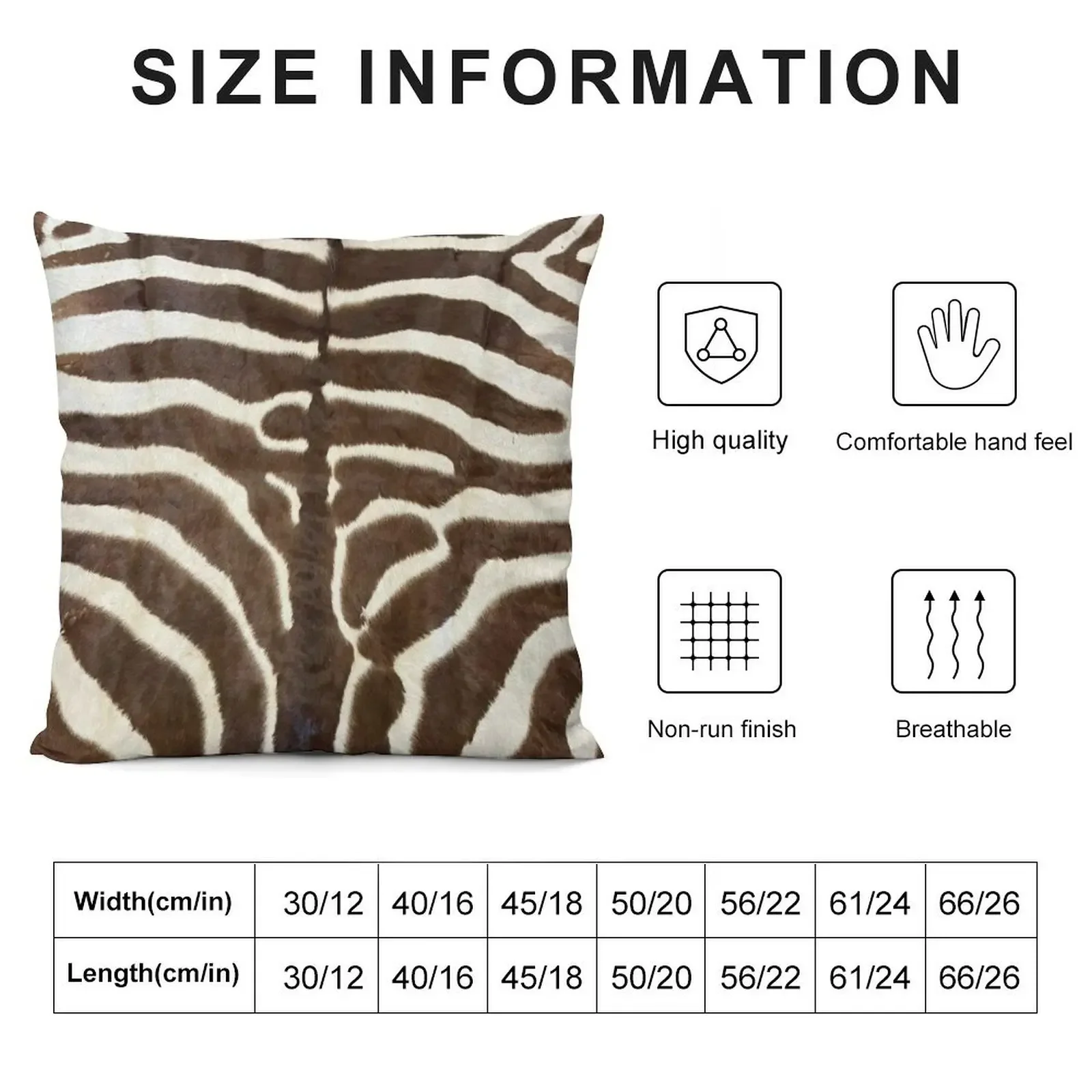 Furry Zebra Butt Photo Throw Pillow Sofa Covers Christmas Pillowcase Cusions Cover Pillow Cases pillow