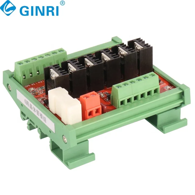 3 قطعة 6 قناة 24VDC PNP MOSFET القياسية DIN السكك الحديدية شنت الترانزستور وحدات مكبر للصوت مجلس ل PLC