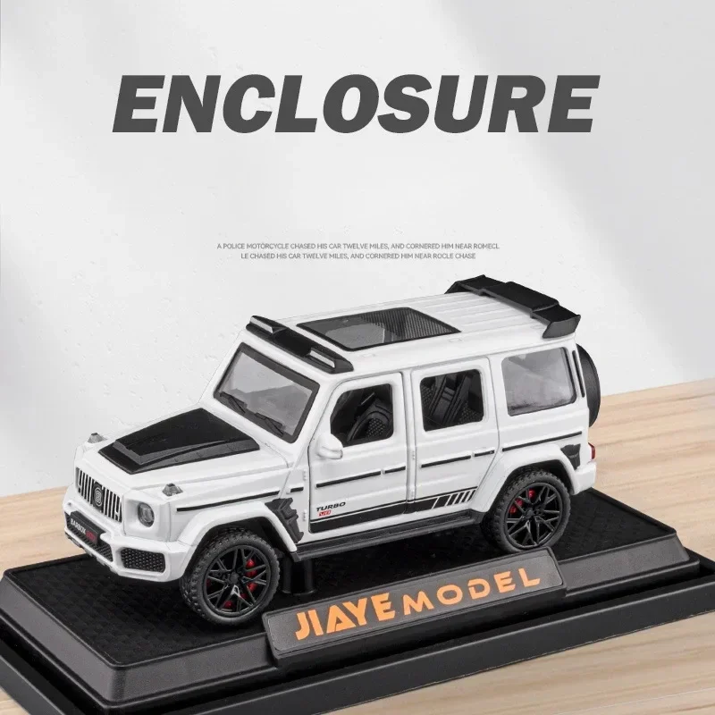 1:36 Mercedes Benz BRABUS G800 High Simulation Diecast Metal Alloy Model car Sound Light Pull Back Collection Kids Toy Gift