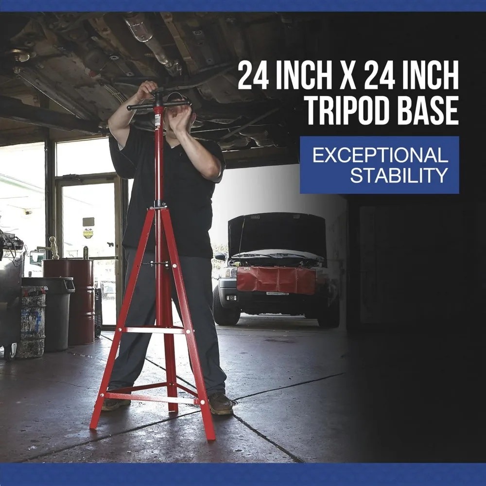 Podnośnik statywowy o udźwigu 2 ton do podnoszenia pojazdów na dużych wysokościach z zwiększoną stabilnością