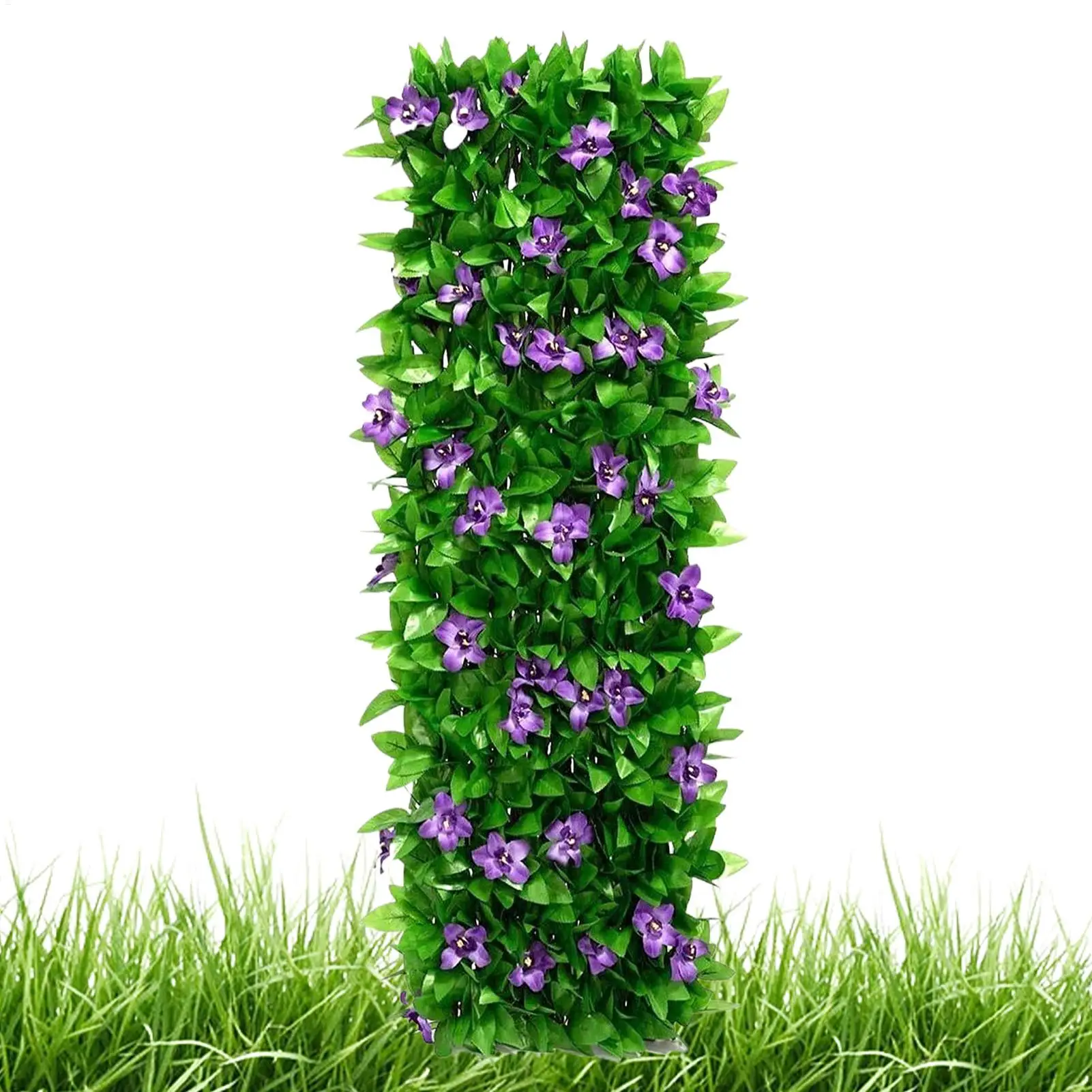 Fake Hedges Fake Expandable Decoration With Flower Backyard Privacy Screen For Home Hotel Restaurant Apartment Businesses Rental