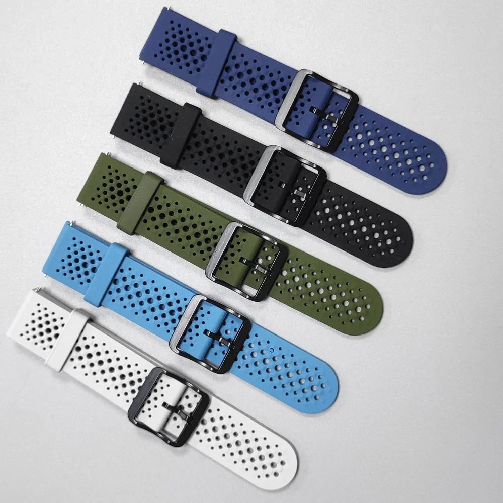 Дышащий ремешок 22 мм для Amazfit BALANCE 2, ремешок для часов Amazfit BALANCE/Bip 6 5/GTR 4 2 2E 3Pro 47 мм, силиконовый спортивный браслет