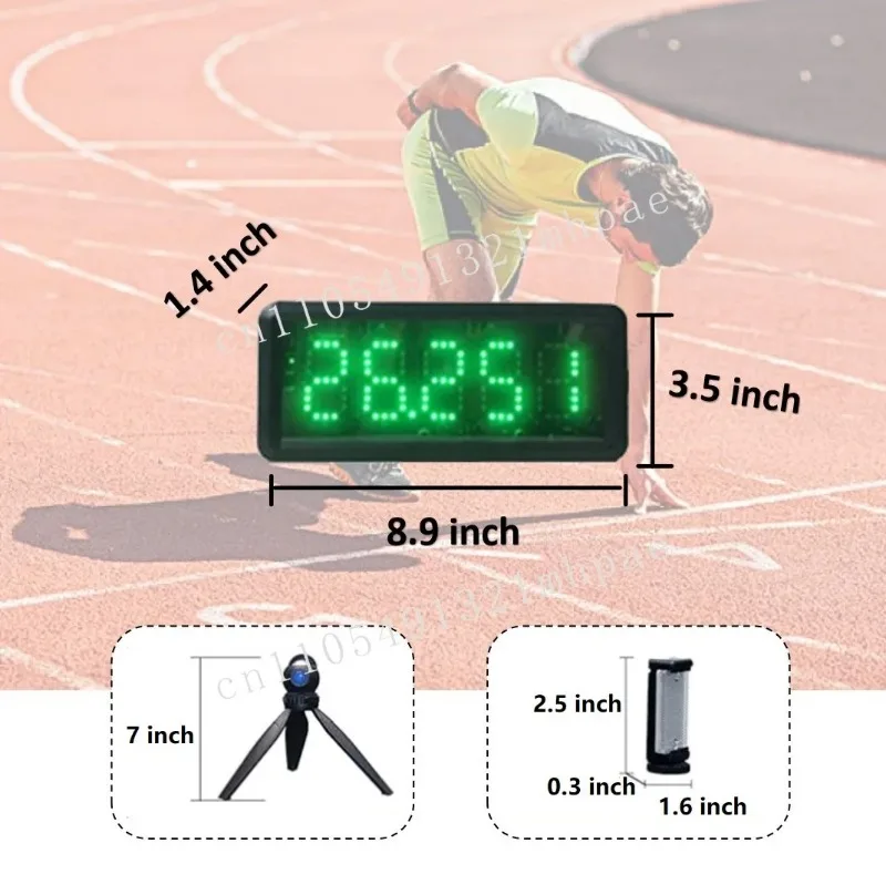 

New portable laser sensor, LED racing timer, precise countdown digital racing timer, suitable for athlete running speed training