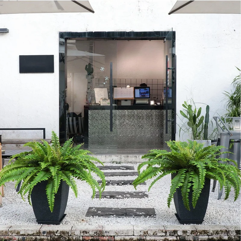 

Искусственные папоротники для улицы и дома, большие искусственные папоротники, имитация бостонского папоротника для сада, веранды, входной зоны.
