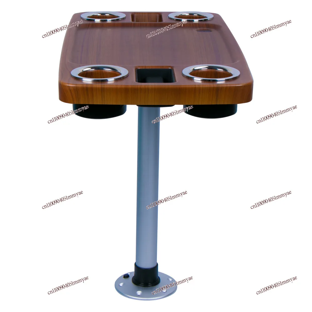 Marine Square Coffee Table Removable Yacht RV Tea Table Yacht Movable Table Bar