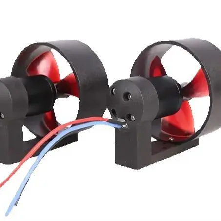 12V-24V Brushless Motor Underwater Thruster for Nesting Boats High Model Submarine Drone Thruster