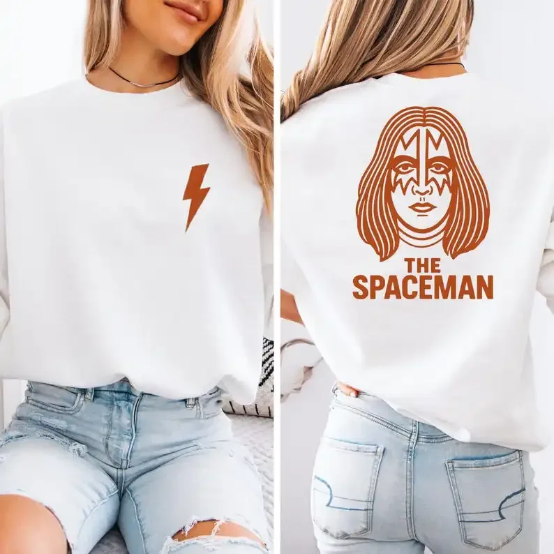 

RIP Ace Frehley 2025 Shirt Rock and Roll Legend Tribute kiss band Music Fans Vintage Style Unisex T-Shirt Rest In Power