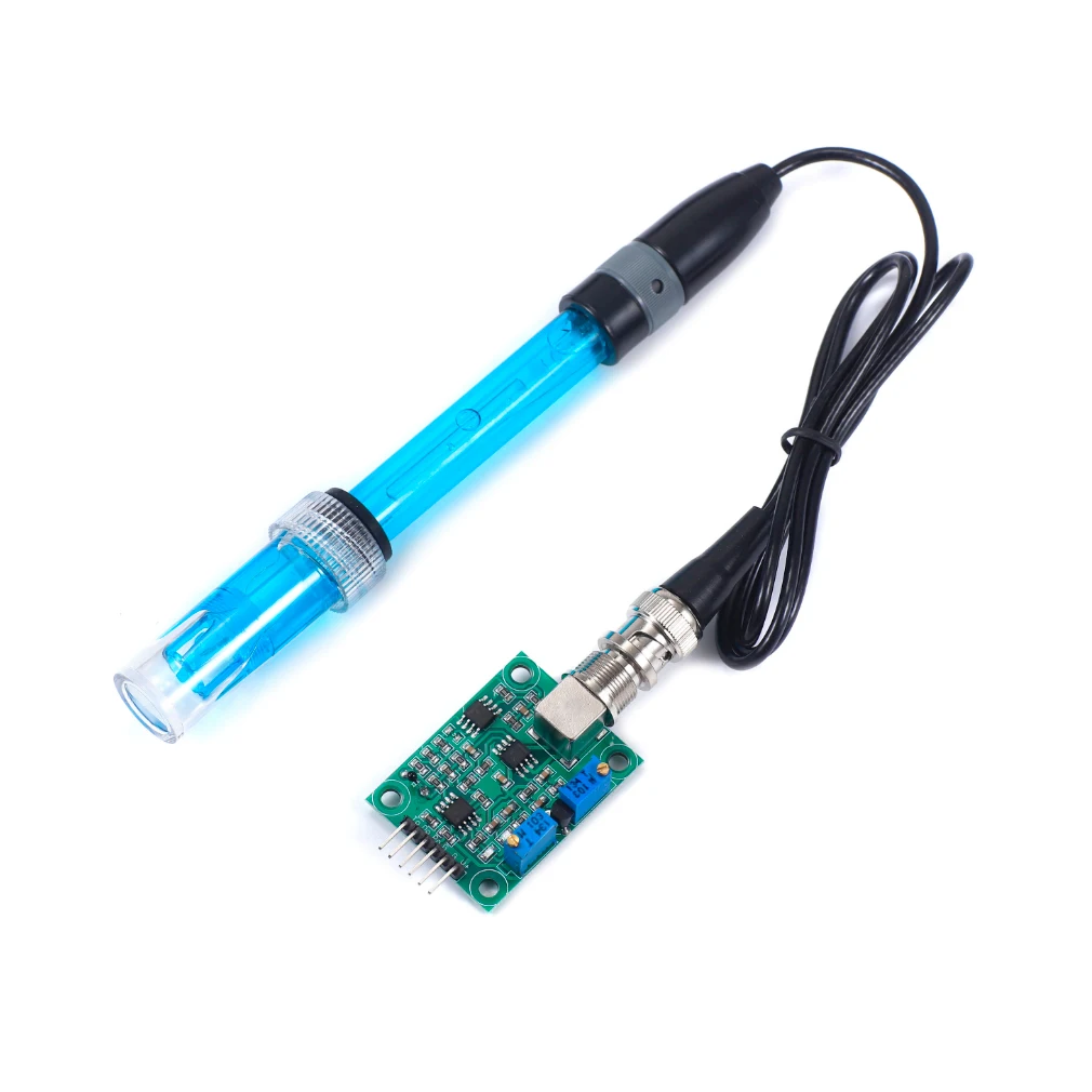Imagem -03 - Bnc Value Detection Sensor Medidor Módulo Eletrodo Probe Monitor Controller Board Tester Regulador de Detecção para Arduino 014 ph