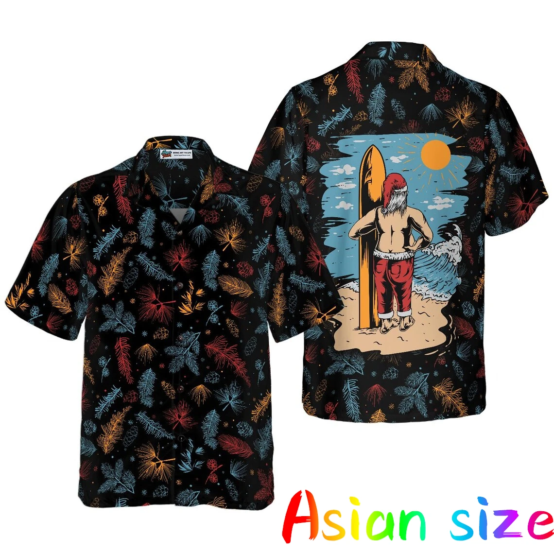 

Fashion Merry Christmas Hawaiian Shirts Men Clothing 3D Printed Anime Santa Claus Short Sleeves Tops Outdoor Lapel Blouse Camisa