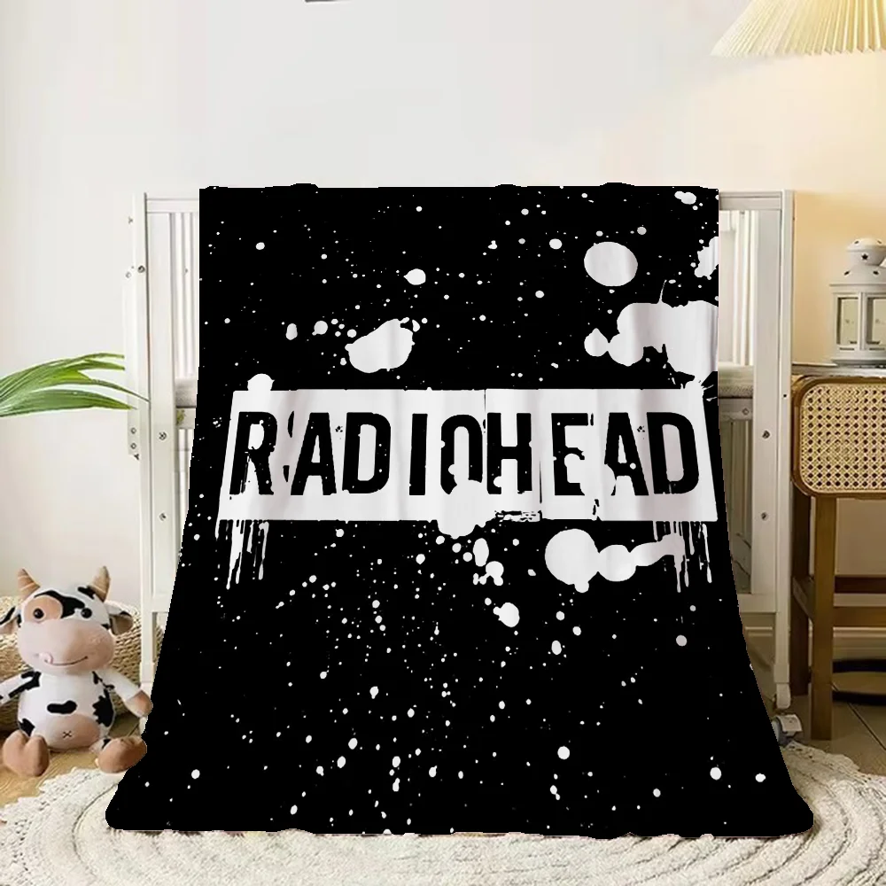 Radiohead Warm Blanket for Winter Blanket King Size Throws Blankets for Sofa Luxury Bedding Knitted Plaid Home Interior Arcteryx