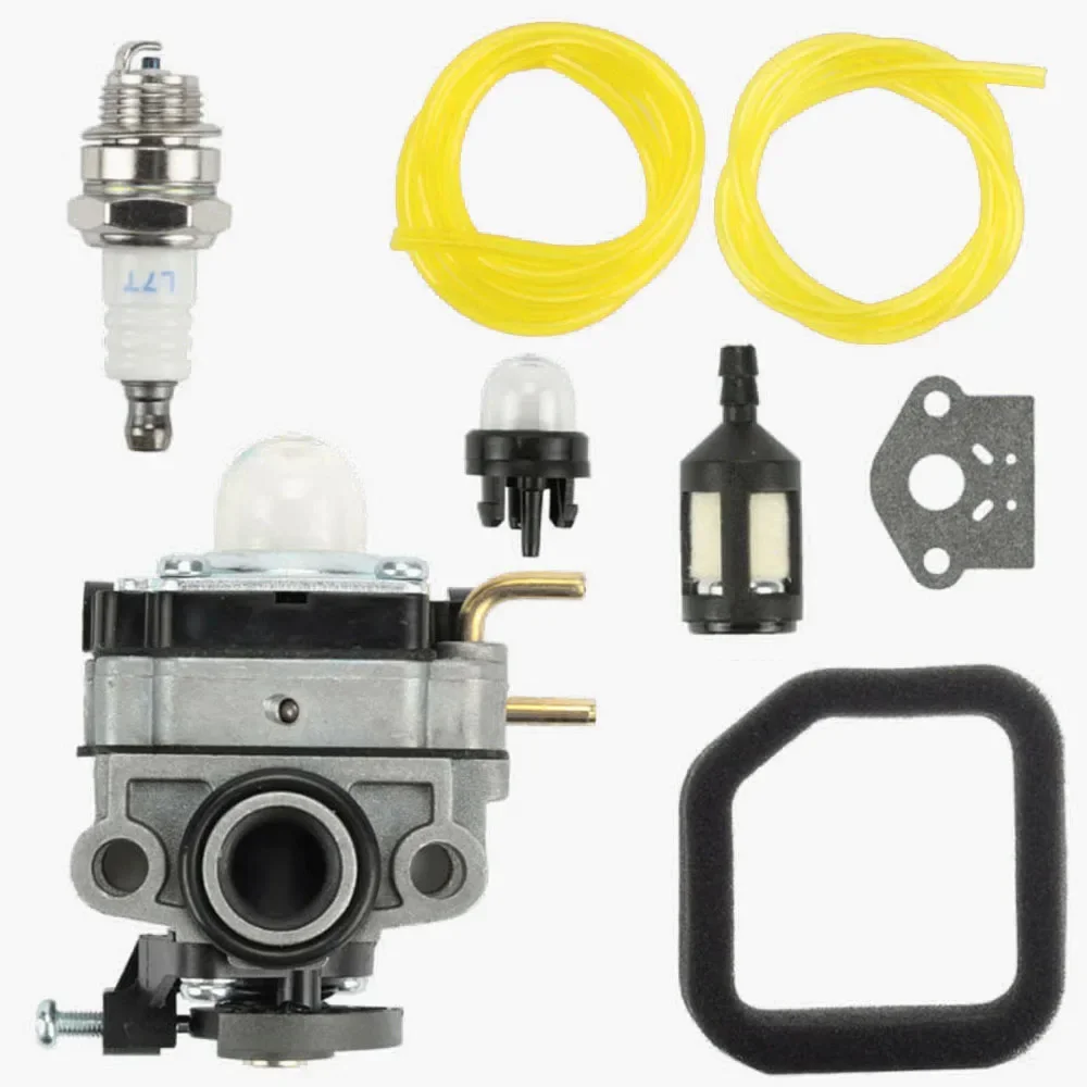 1Set Carburetor Air Filter For-Ryobi RY251PH RY253SS RY254BC 2 Cycle 25cc Trimmer Primer Bulb Carb Gasket Fuel Filter Parts