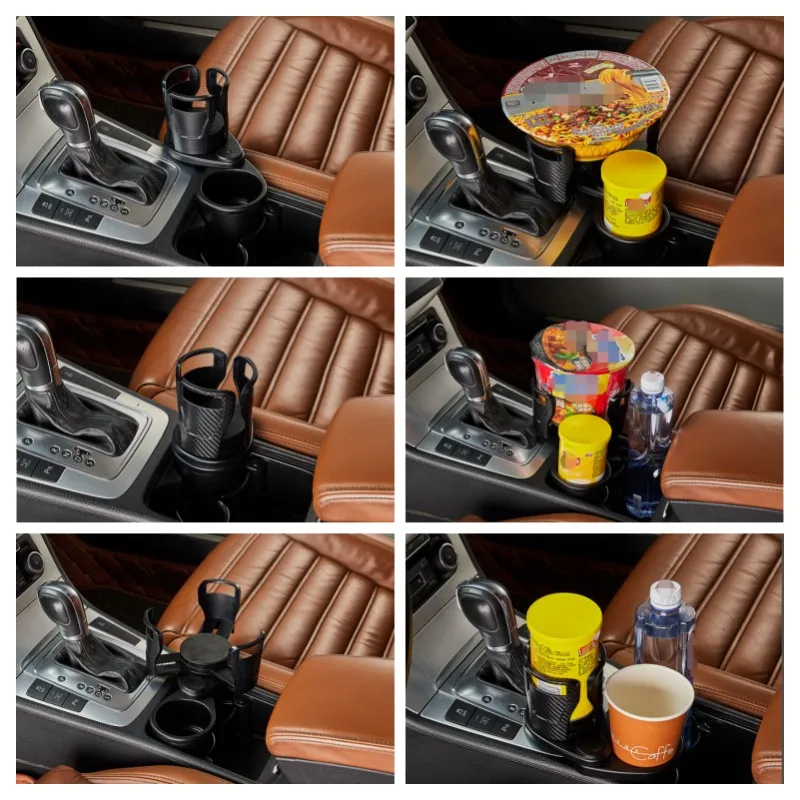 

Для Nissan X-Trail X Trail Rogue T32 T33 2014-2017-2021-2023 Вращение на 360 градусов Держатель для стакана с водой Подлокотник Контейнер Коробка Пластик