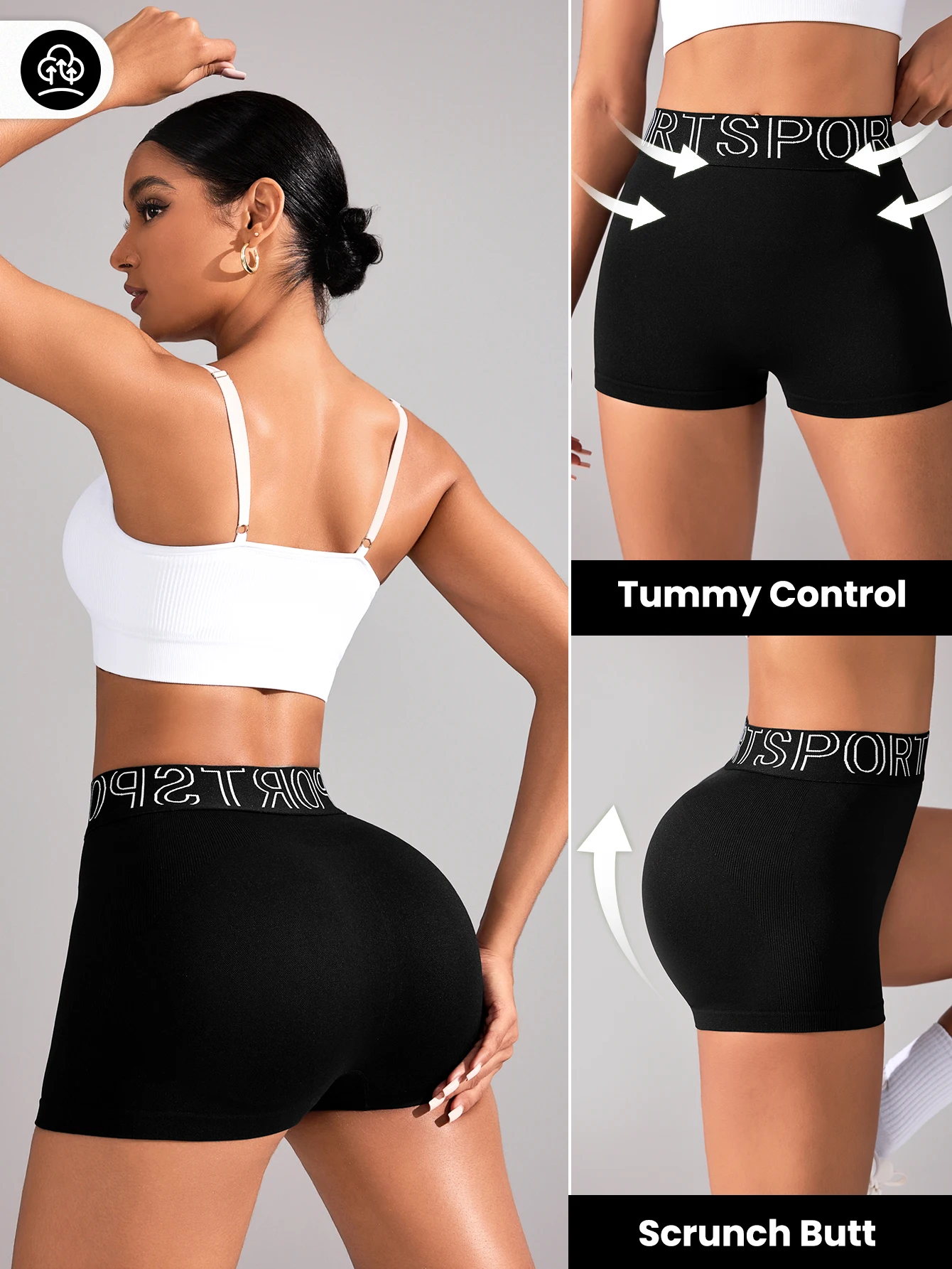 Yoga Shorts Women Fitness Shorts  Shorts Sports Leggings High Waist Summer Workout Gym Shorts image 4