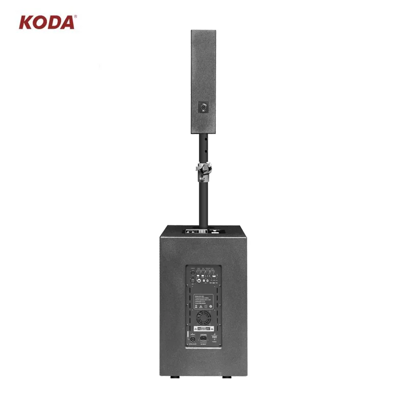 KODA Black Pa column speaker system line array column speaker