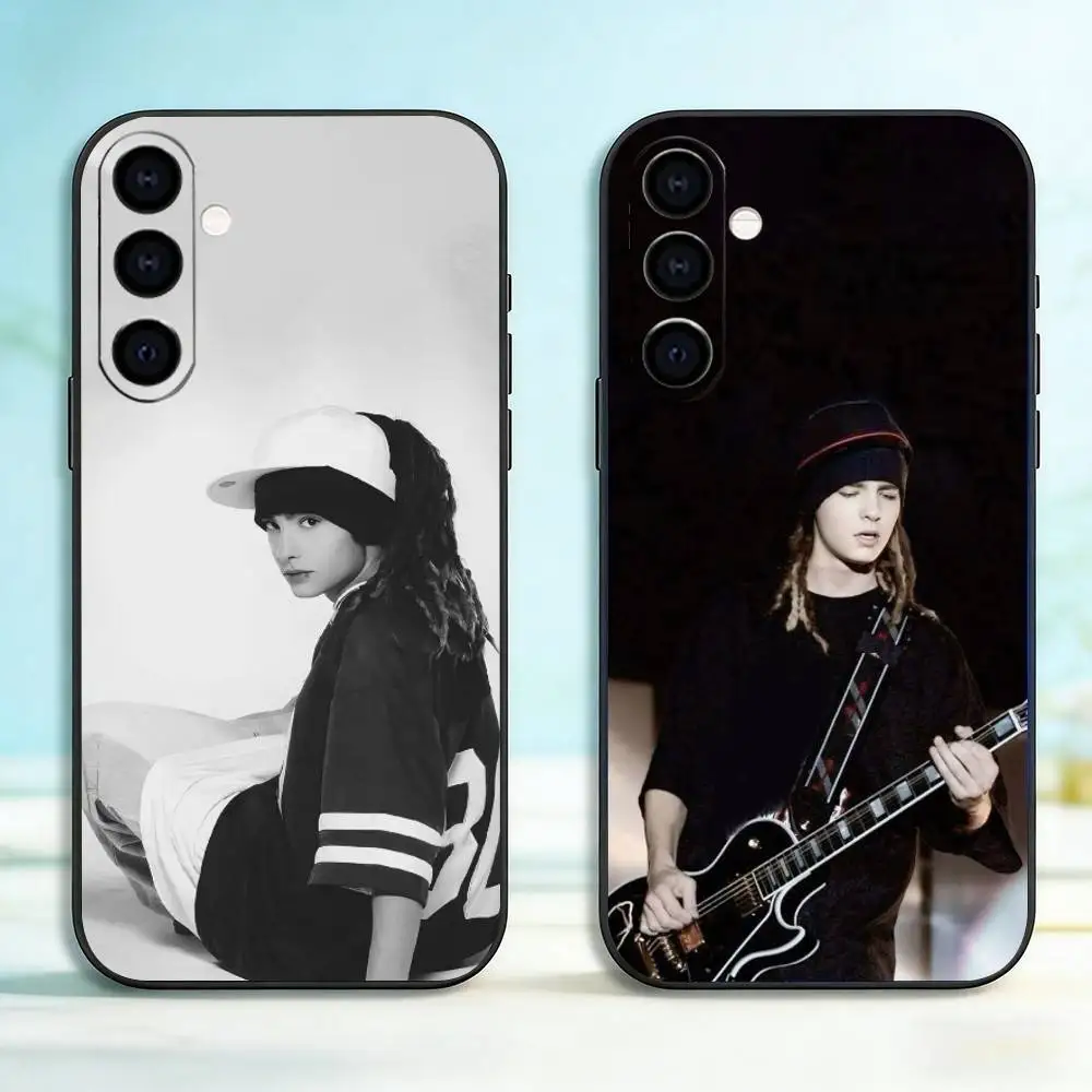 Singer T-Tom Bill Kaulitz  Phone Case For Samsung Galaxy A73,A72,A71,A70,A53,A52,A51,Others Soft Black Cover