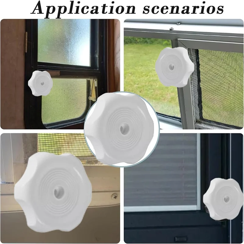 A25F-RV Window And Vent Knob Replacement Set Rv Emergency Exit Window Latch 	Or Rvs And Trailers