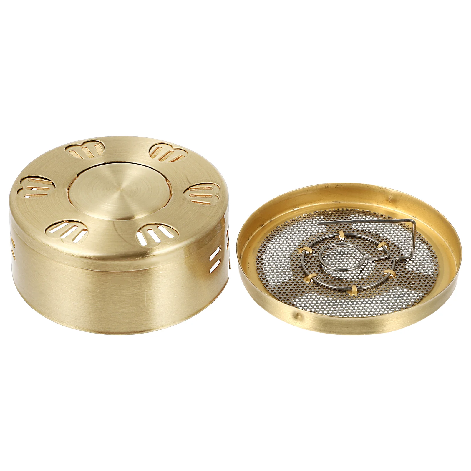 

Portable Copper Moxibustion Box Smokeless Moxa Sticks Box Moxa Burner Moxa Burning Tool Golden Smokeless Moxibustion Box