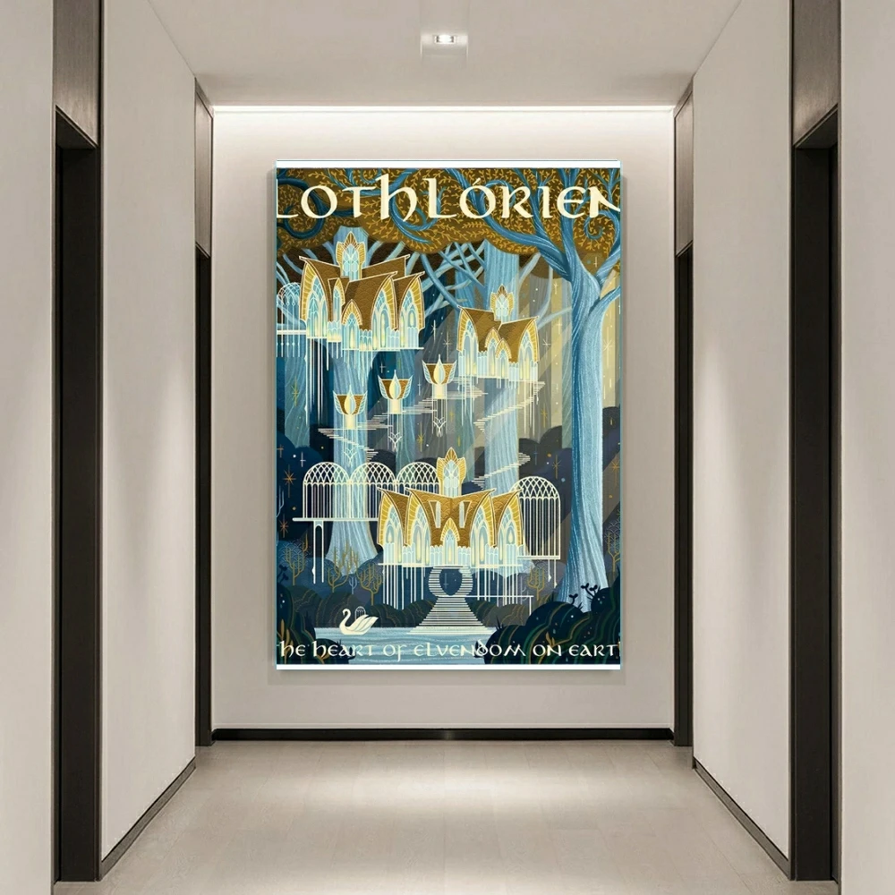Abstract Ring Art Retro Vintage Film Mordor Castle Lord Magic Diamond Painting Cross Stitch Set 5D DIY Art Full Drill Mosaic New