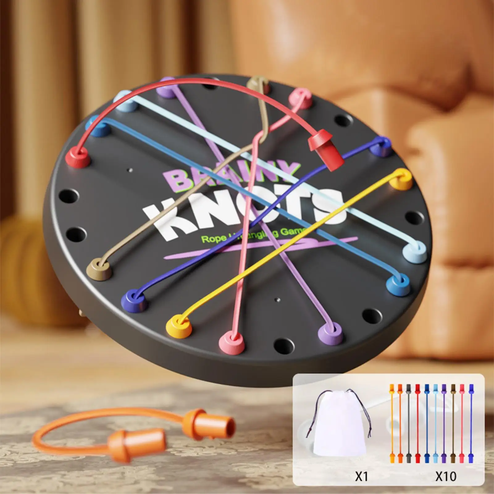 

Веревочная головоломка, игрушка для мальчиков и девочек, взаимодействие родителей и детей, детские веревочные узлы