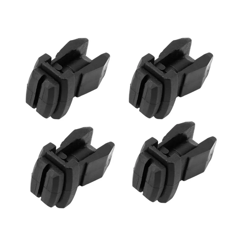 4PCS New Split Open Design RV Refrigerator Clip Replaces 617772 Black PP Refrigerator Vent Latch Vent Grille Fastener RV Owners