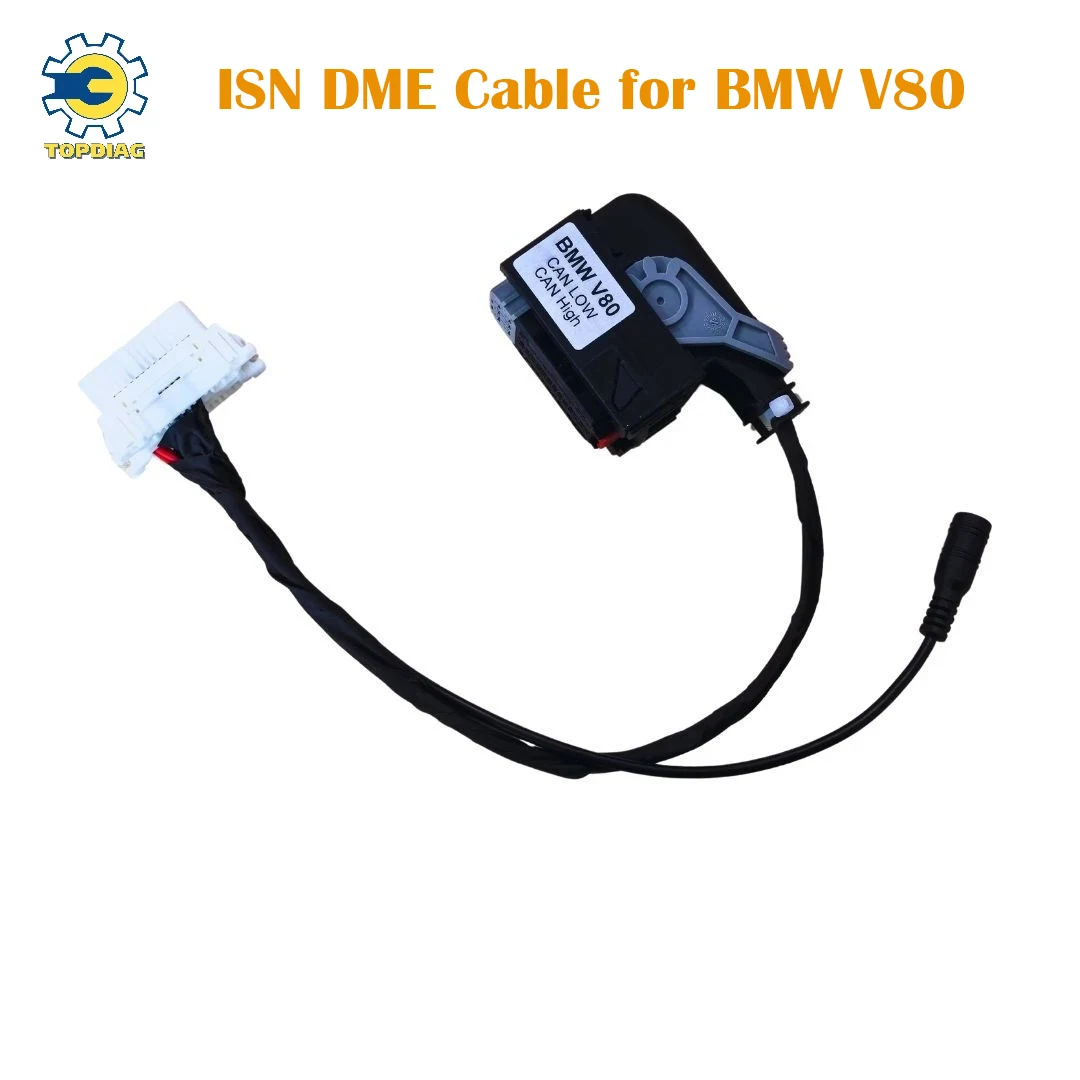 ISN DME Cable for BMW V80 Engine Computer Board Adapter Cable MSV MSD Compatible with VVDI2 Read ISN Ben-ch MSV80 OBD2 Tool