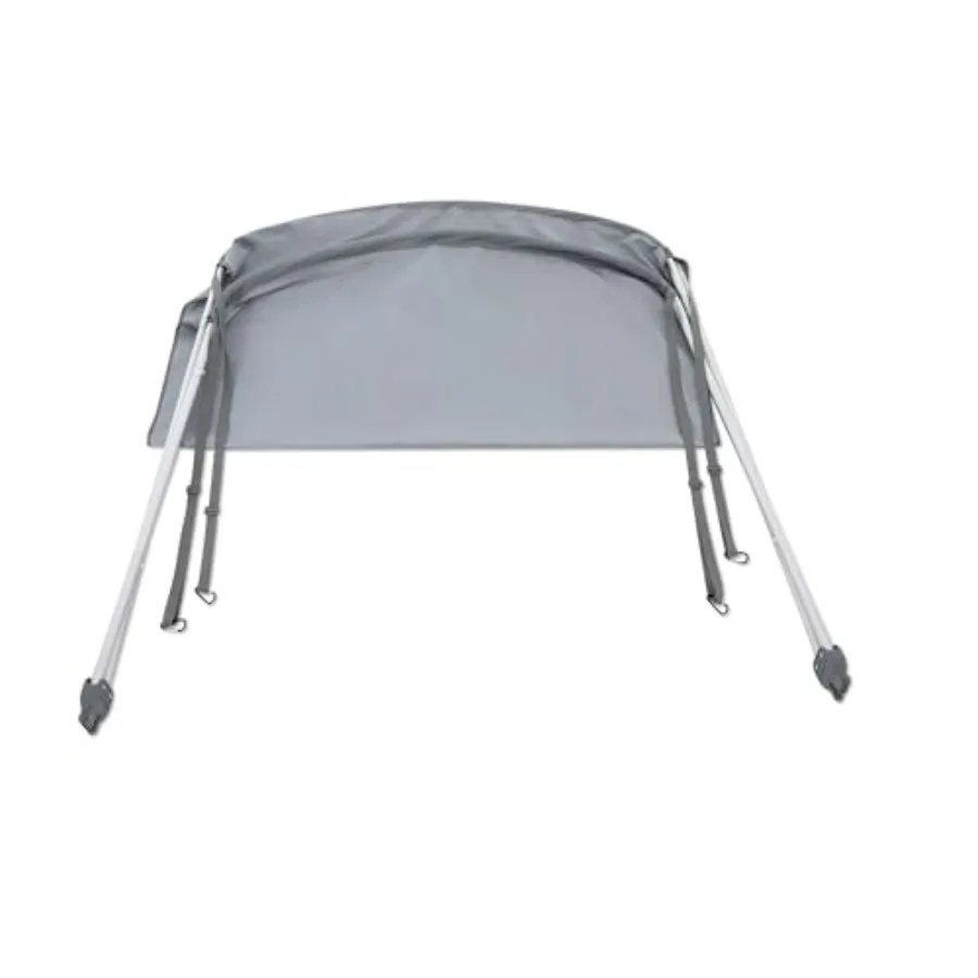 

Bimini Top Sun Shade Canopy Cover with Aluminum Frame for Mariner Seahawk Excursion and Challenger Boat Models Accessory Only G
