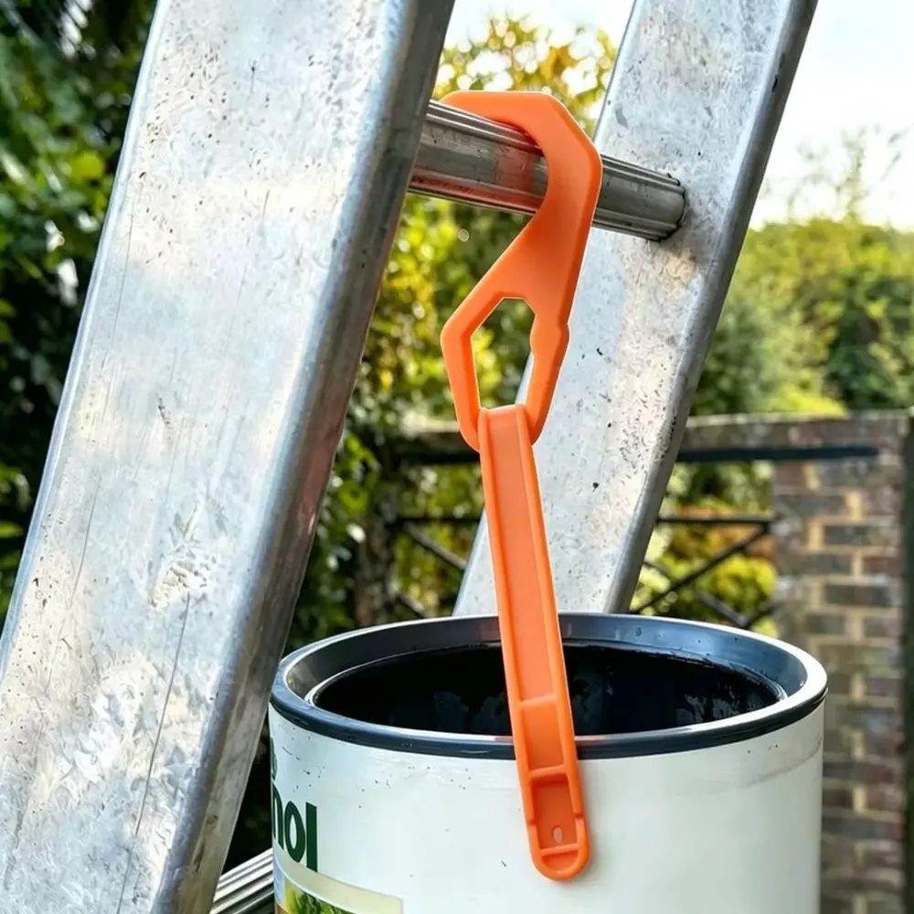 Innovative Paint Bucket Hanger Ladder Accessory Tool Stable 3D Printed Holder For Home Improvement Painting Aid