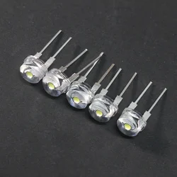 20PCS Straw Hat LED Diode 8MM Warm White 0.5W White 0.3W 0.5W 0.75W Blue Green Red Yellow Led Lights Diod F8