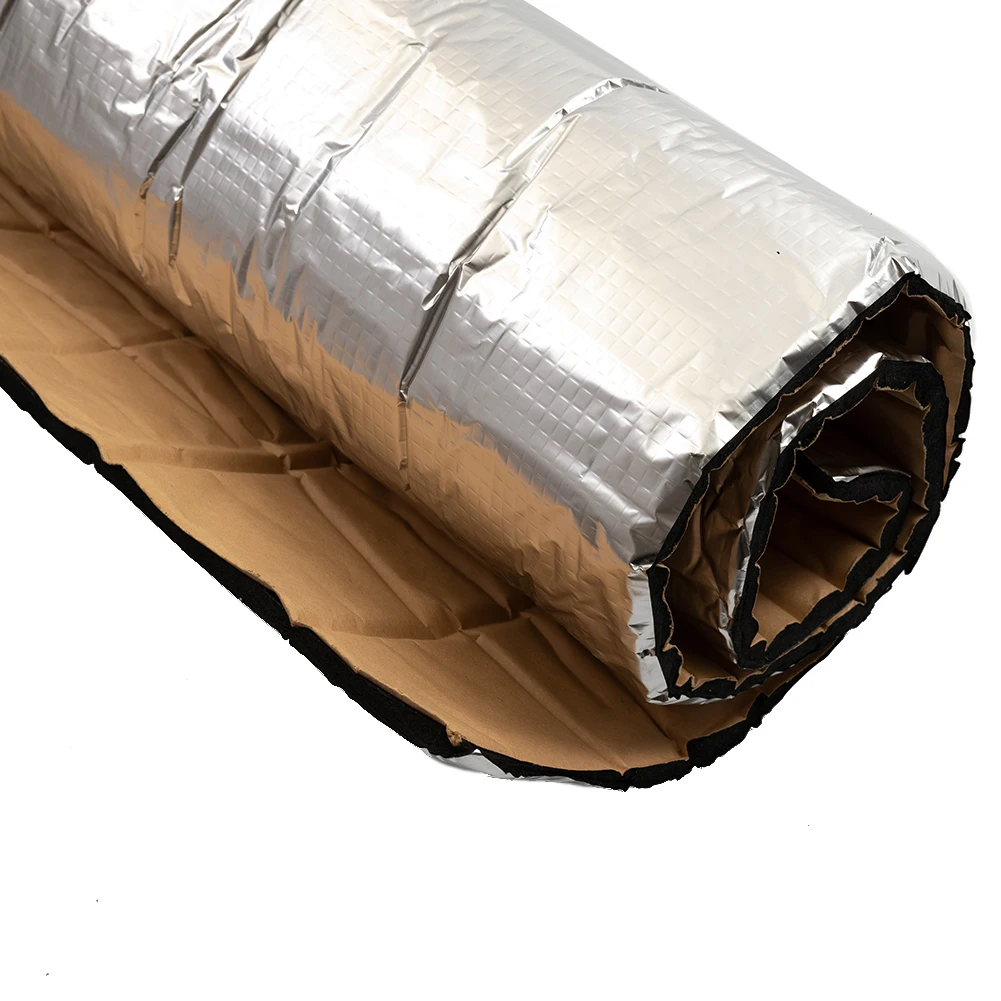 

2022 Brand New Car Acoustic Mats High Temperature Resistance Thickness 10mm 0.5*1m 1pc Car Interior Parts Insulation Cotton