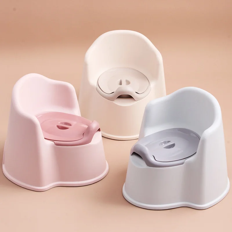 

Backrest Kids Potty Toilet Training Seat for Baby Infant Home Use Portable Potty Chair with Removable Bucket for Nursery School
