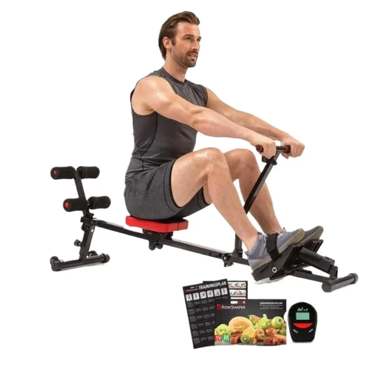 

ABS material rowing machine with LCD display