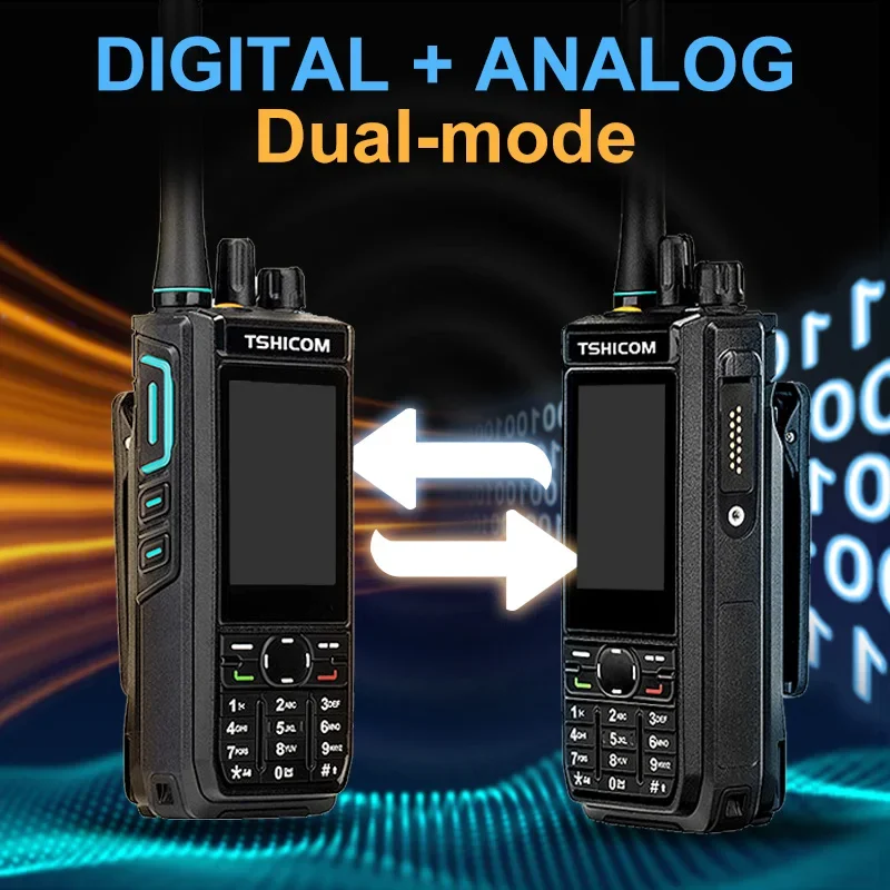 

TSHICOM IP67 Waterproof Explosion-proof Professional Digital Two Way Radio Walkie Talkie With GPS