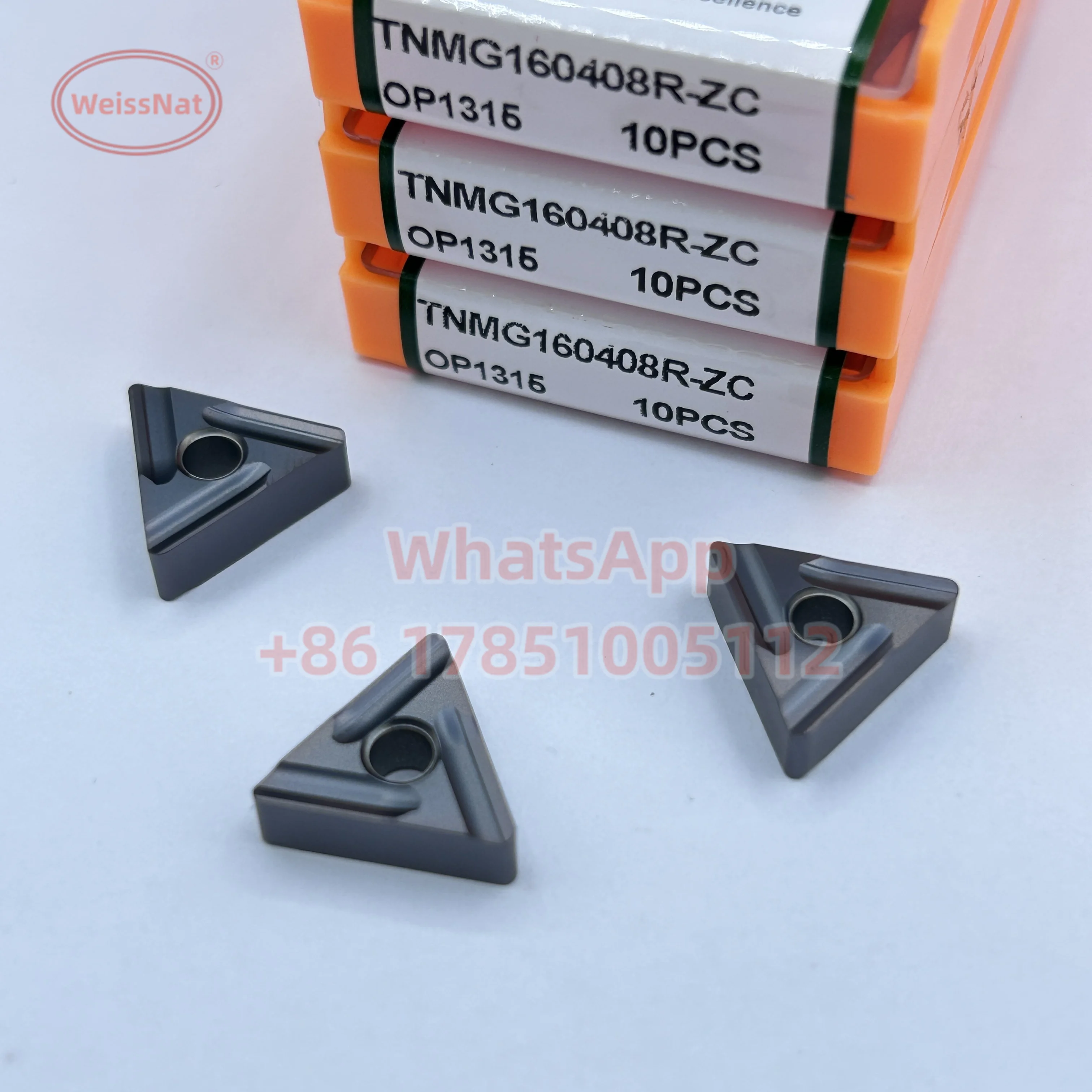 Imagem -04 - Inserções do Carboneto de Tnmg Tnmg160404l Tnmg160404r Tnmg160408l Tnmg160408r Op1215